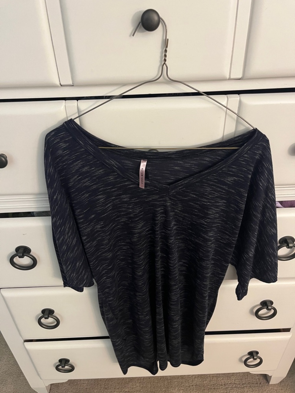 Women's Short Sleeve Tee - Dark Heathered Navy